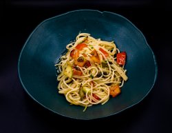 Spaghetti cu legume vegan image