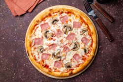 Pizza Prosciutto e funghi   mare  image