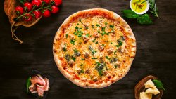 Pizza Salsiccia e Gorgonzola image