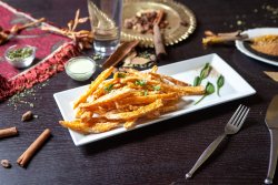 Vegan-Fried Shakarkandi image