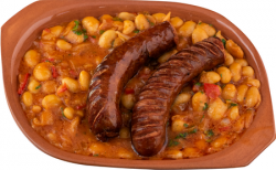 Iahnie de fasole cu cârnat afumat image