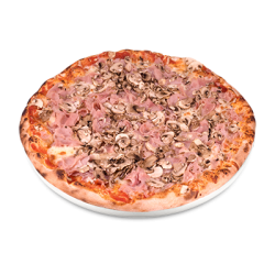 Pizza Prosciutto e Funghi image