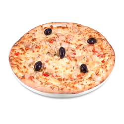 Pizza cu pui și sos alb image