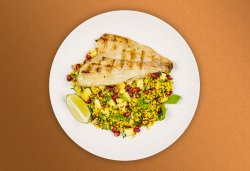 Persian fish&bulgur salad image