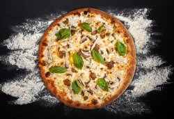 Pizza Cheesy Mushrooms image