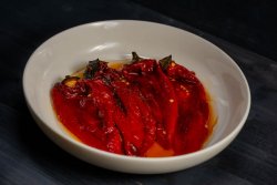 Baked peppers salad  image