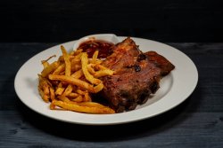 Barbeque pork ribs  image
