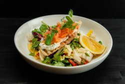 Smoked salmon salad image