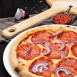 Pizza Diavola e Cipolla 32 cm image