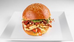 Burger mediteranean image