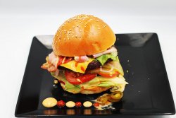Spicy burger (picant) image