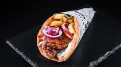 Mega pita bifteki - burger grecesc image