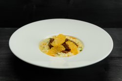 Risotto with orange & duck cracklings (250g) image
