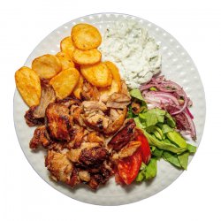 Gyros pui pita farfurie image