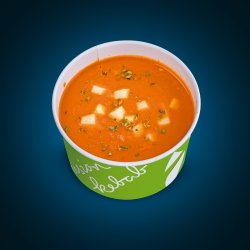 Supă cremă de roșii cu mozzarella image