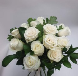 Buchet 13 Trandafiri albi
