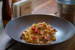 White pasta image