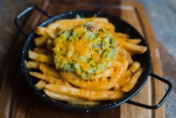 Loaded fries with Guacamole image