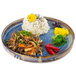 Korean Bulgogi beef meal image