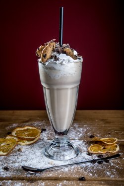Apple pie hot chocolate image
