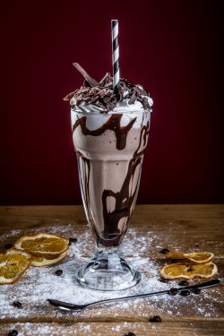 Milkshake chocolate image