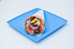 Souvlaki porc pită image