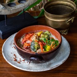 File de curcan gratinat cu legume la cuptor image