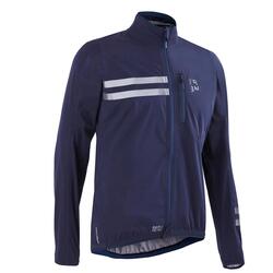 Jachetă ploaie ciclism RC500 Albastru Bărbați 