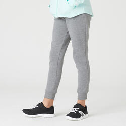 Pantalon de trening 500 educație fizică negru fete