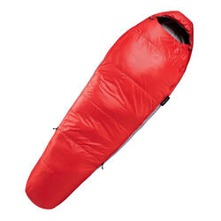 Sac de dormit cu umplutură din vatelină trekking MT500 15° Roșu
