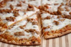Pizza Carbonara White image