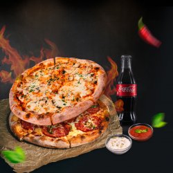 Combo Fics&Chill (2 pizza la alegere + 2 sosuri + suc) image