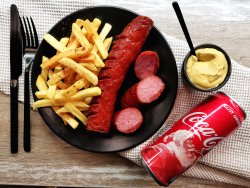 Meniu carnati, c.prajiti, mustar, cola image