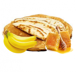 Clătită cu miere și banane image