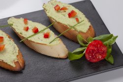 Bruschette guacamole image