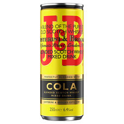 J&B & Cola Mix 6,4% 0,25L Doza
