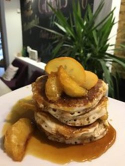 Golden pancakes image