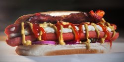 Bacon Cheese Dog image