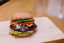 Buffalo blue-cheeseburger image