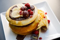 Clătite americane cu nutella și banane image