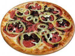 Pizza Funghi-Salami 21 cm image