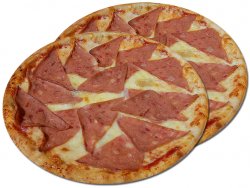 Pizza 1+1 Prosciutto formaggi 32 cm image