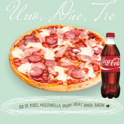 Pizza Une Dues Tres image