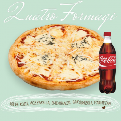 Pizza Quatro Formagi image