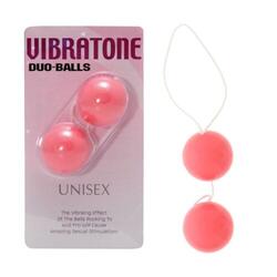 196.Vibratone Duo Balls Pink Blistercard