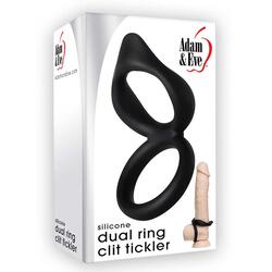 Silicone Dual Ring Clit Tickler