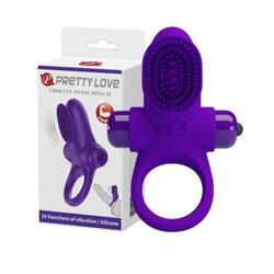 Pretty Love Vibrant Penis Ring 2 Purple
