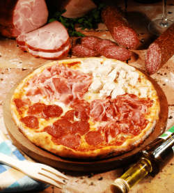 Pizza Quattro Carni 40 cm image