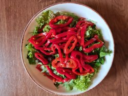 Mix salată cu ardei copți image