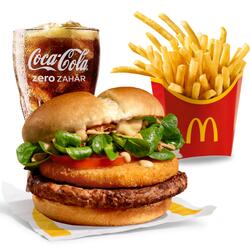 MENIU CHEESE BURGER CU PUI MARE image